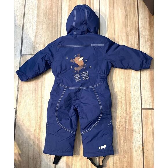 BOYS GIRLS WEDZE SNOWSUIT, LOVELY PADDED WARM SKI SUIT AGE 18 MONTHS - Picture 3 of 11